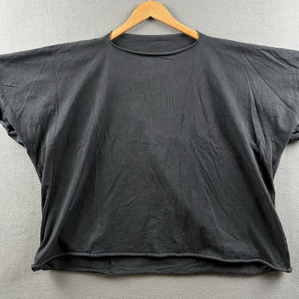 Kanye West Yeezy Vultures Shirt Official Merch Size 2 Black Album Promo Crop Top - Picture 3 of 12